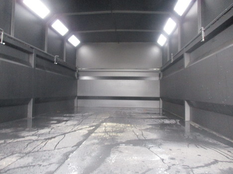 USED 2015 HINO 338 CHIPPER DUMP TRUCK #12379-9