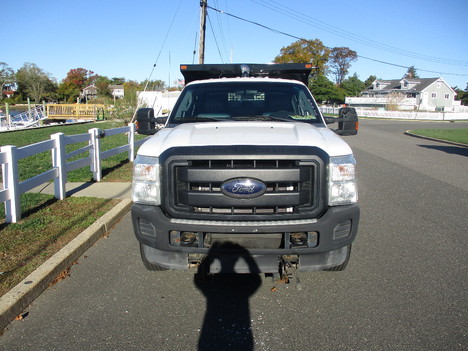 USED 2012 FORD F250 CREW 4X4 DUMP TRUCK #12386-2