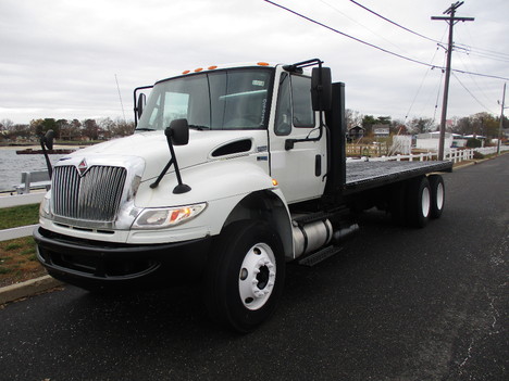 USED 2013 INTERNATIONAL 4400 6 X 4 FLATBED TRUCK #12392-1