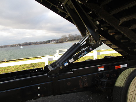 USED 2014 INTERNATIONAL 4300 CHIPPER DUMP TRUCK #12408-7