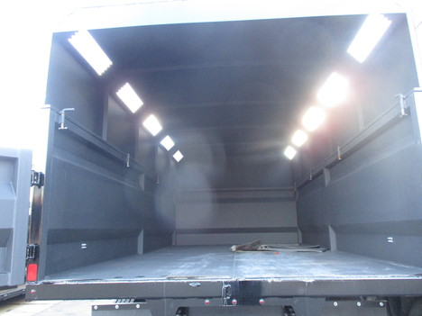 USED 2014 INTERNATIONAL 4300 CHIPPER DUMP TRUCK #12408-8