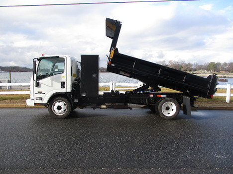 USED 2019 ISUZU NPR DUMP TRUCK #12420-7
