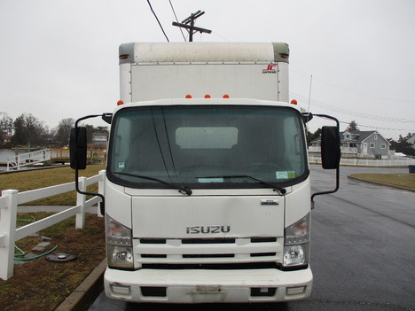 USED 2014 ISUZU NPRHD BOX VAN TRUCK #12424-3