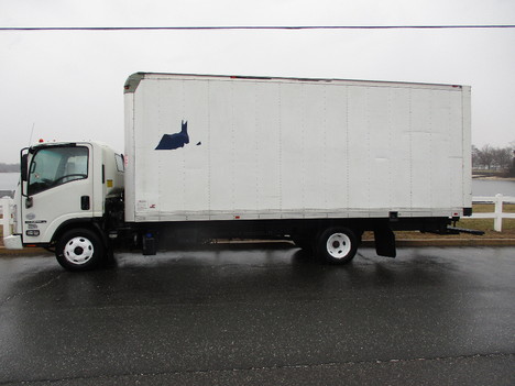 USED 2014 ISUZU NPRHD BOX VAN TRUCK #12424-5