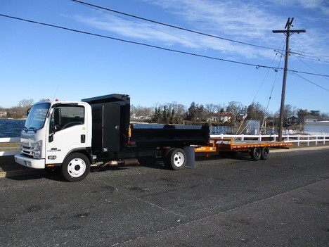 USED 2019 ISUZU NPR & ECONOLINE 5 TON TI DUMP TRUCK #12435-1