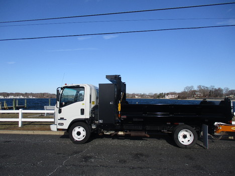 USED 2019 ISUZU NPR & ECONOLINE 5 TON TI DUMP TRUCK #12435-4