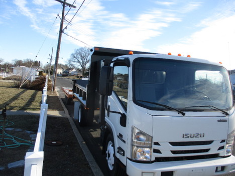 USED 2019 ISUZU NPR & ECONOLINE 5 TON TI DUMP TRUCK #12435-6