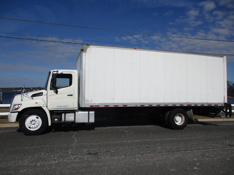 NEW 2014 HINO 338 BOX VAN TRUCK #12438-4