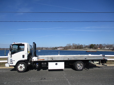 USED 2018 ISUZU NRR ROLLBACK TOW TRUCK #12441-4