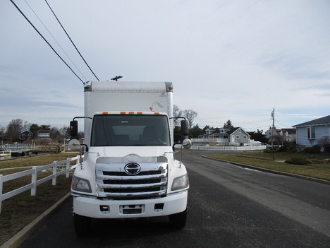 USED 2014 HINO 338 BOX VAN TRUCK #12445-3