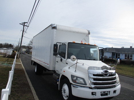USED 2014 HINO 338 BOX VAN TRUCK #12445-5
