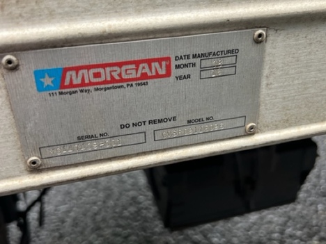 USED 2016 MORGAN 16 FT REEFER BODY TRUCK BODY #12457-8