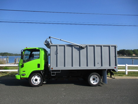 USED 2015 ISUZU NPR DUMP TRUCK #12466-4