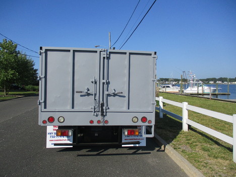 USED 2015 ISUZU NPR DUMP TRUCK #12466-7