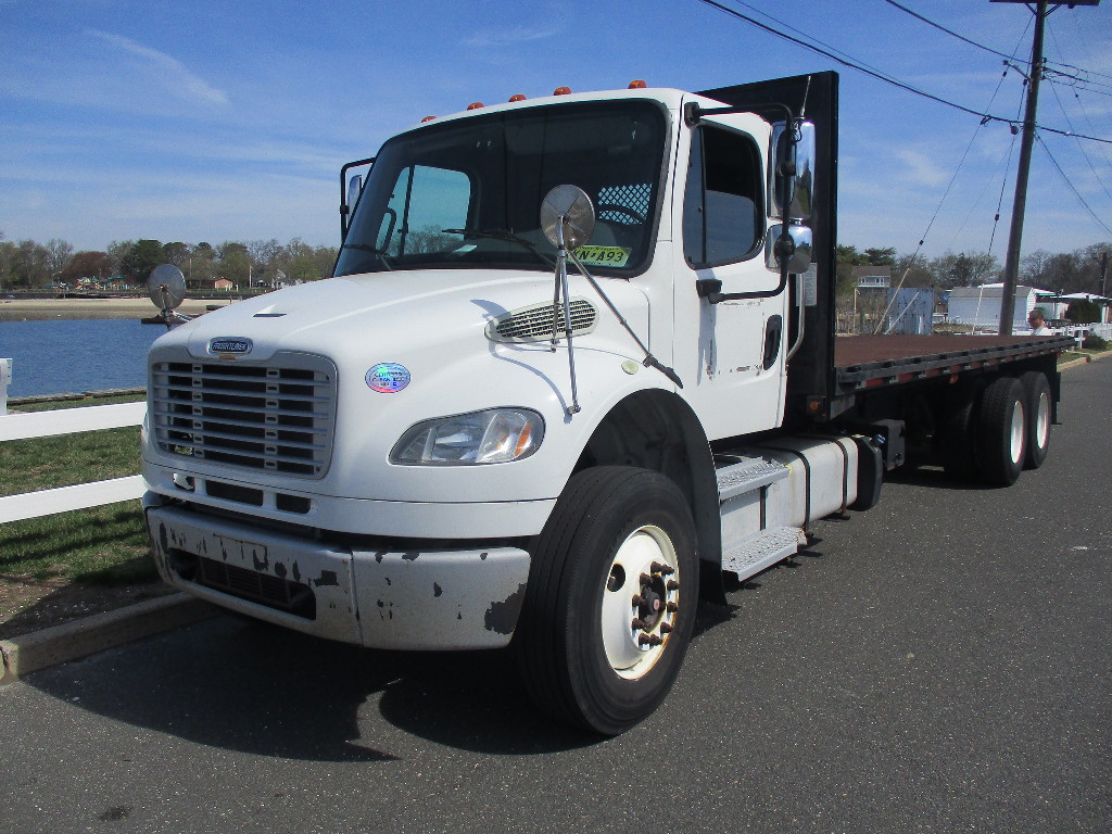 USED 2014 FREIGHTLINER M2 FLATBED TRUCK #12475
