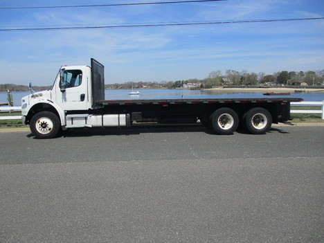 USED 2014 FREIGHTLINER M2 FLATBED TRUCK #12475-4