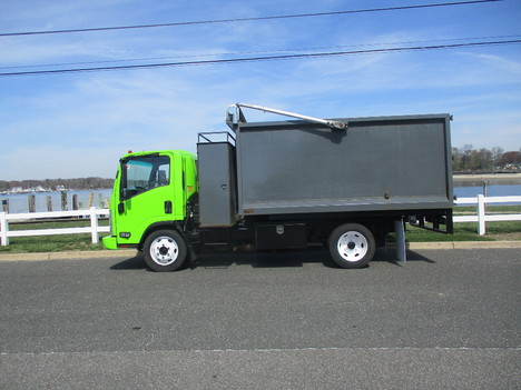 USED 2016 ISUZU NPR DUMP TRUCK #12477-4