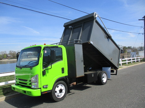 USED 2016 ISUZU NPR DUMP TRUCK #12477-7