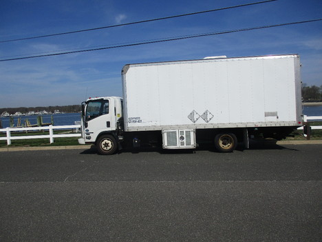 USED 2014 ISUZU NRR BOX VAN TRUCK #12478-4