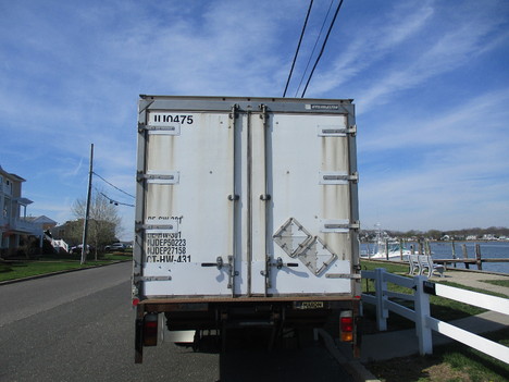 USED 2014 ISUZU NRR BOX VAN TRUCK #12478-5