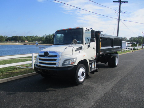 USED 2011 HINO 268 DUMP TRUCK #12493-1
