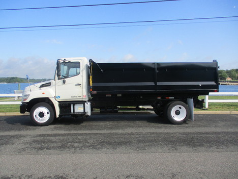 USED 2011 HINO 268 DUMP TRUCK #12493-4