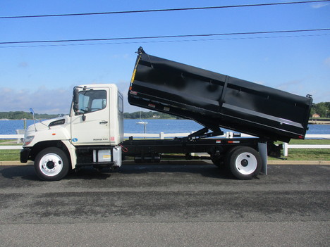 USED 2011 HINO 268 DUMP TRUCK #12493-8