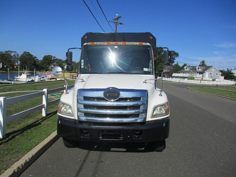 USED 2011 HINO 268 CHIPPER DUMP TRUCK #12496-3