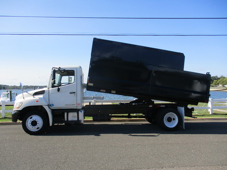 USED 2011 HINO 268 CHIPPER DUMP TRUCK #12496-8