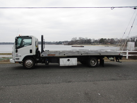 USED 2018 ISUZU NRR ROLLBACK TOW TRUCK #12504-5