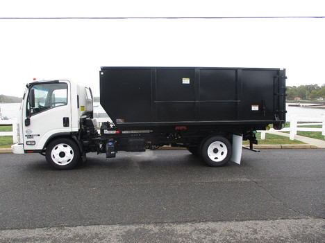 USED 2016 ISUZU NQR ROLL-OFF TRUCK #12505-4