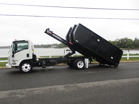 USED 2016 ISUZU NQR ROLL-OFF TRUCK #12505-7