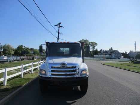USED 2013 HINO 268 FLATBED DUMP TRUCK #12511-3