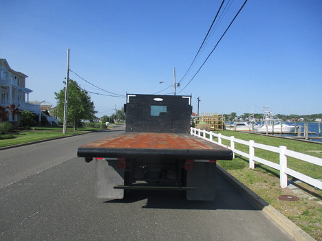USED 2013 HINO 268 FLATBED DUMP TRUCK #12511-6