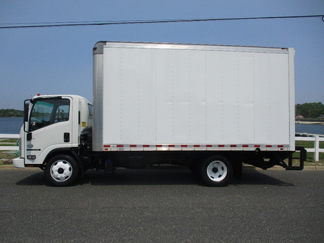 USED 2016 ISUZU NRR BOX VAN TRUCK #12514-4