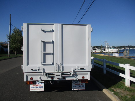 USED 2016 ISUZU NPR DUMP TRUCK #12537-5