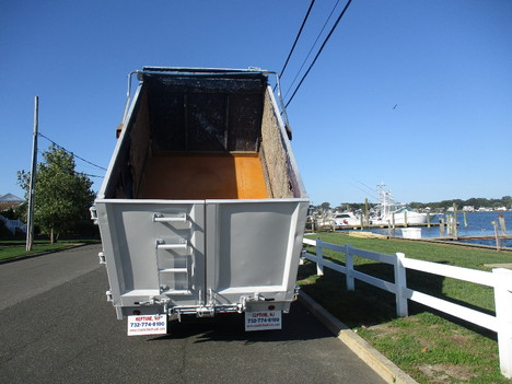 USED 2016 ISUZU NPR DUMP TRUCK #12537-6