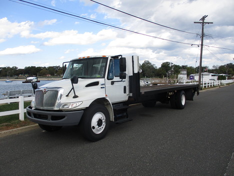 USED 2013 INTERNATIONAL 4300 FLATBED TRUCK #12548-1