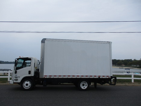 USED 2016 ISUZU NQR BOX VAN TRUCK #12566-2