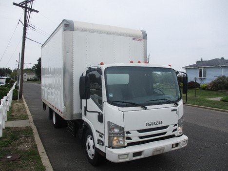 USED 2016 ISUZU NQR BOX VAN TRUCK #12566-4