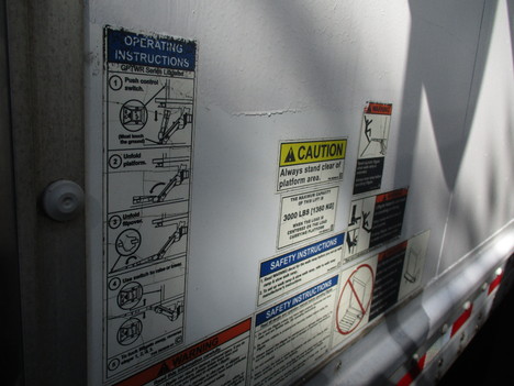 USED 2015 MORGAN 26 FT VAN BODY TRUCK BODY #12570-7