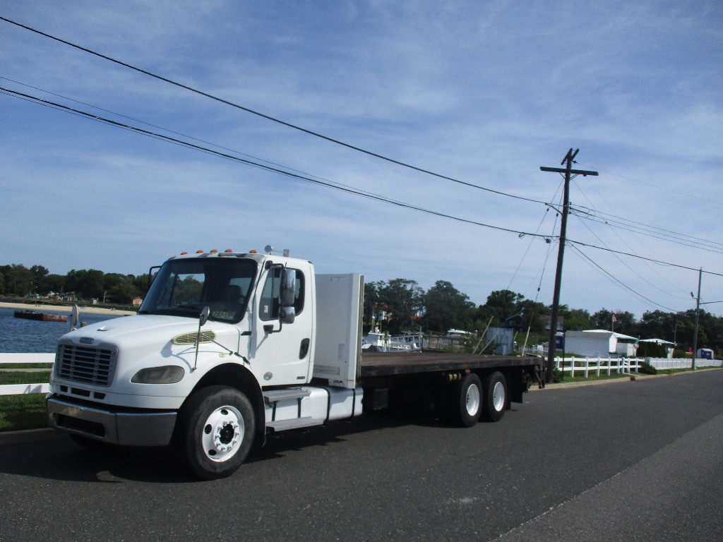 USED 2010 FREIGHTLINER M2 6X4 FLATBED TRUCK #12572