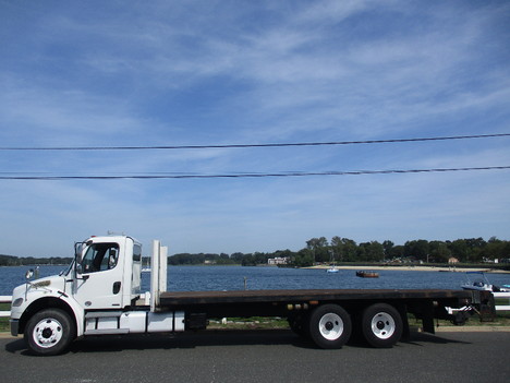 USED 2010 FREIGHTLINER M2 6X4 FLATBED TRUCK #12572-4