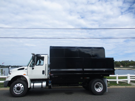 USED 2017 INTERNATIONAL 4300 CHIPPER DUMP TRUCK #12575-4