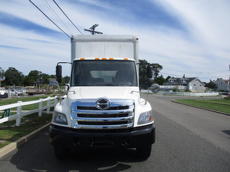 USED 2015 HINO 268 BOX VAN TRUCK #12584-3