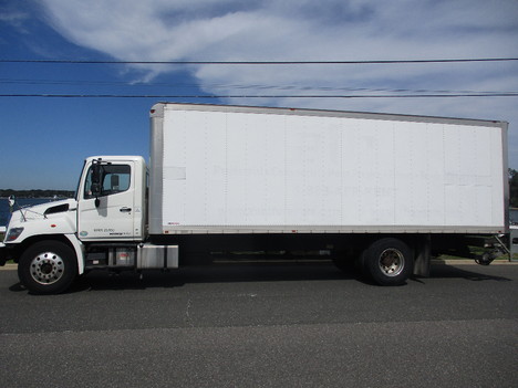 USED 2015 HINO 268 BOX VAN TRUCK #12584-4