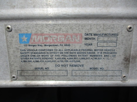 USED 2014 MORGAN 26 FT VAN BODY TRUCK BODY #12585-5