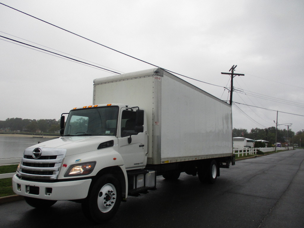 USED 2020 HINO 268 BOX VAN TRUCK #12587
