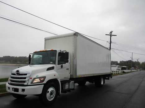 USED 2020 HINO 268 BOX VAN TRUCK #12587-1