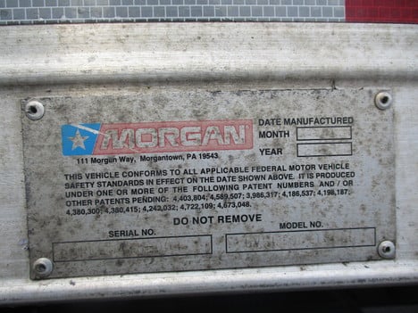USED 2015 MORGAN 18 FT REEFER BODY TRUCK BODY #12591-5